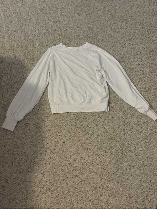 Michael Stars Sweaters - Michael Stars White Long-Sleeve Crew Sweatshirt